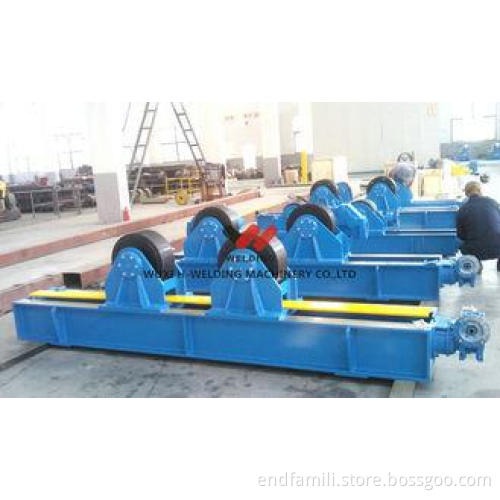 Manual Screw Vessel Pipe Welding Rolls 10T For Polishing /